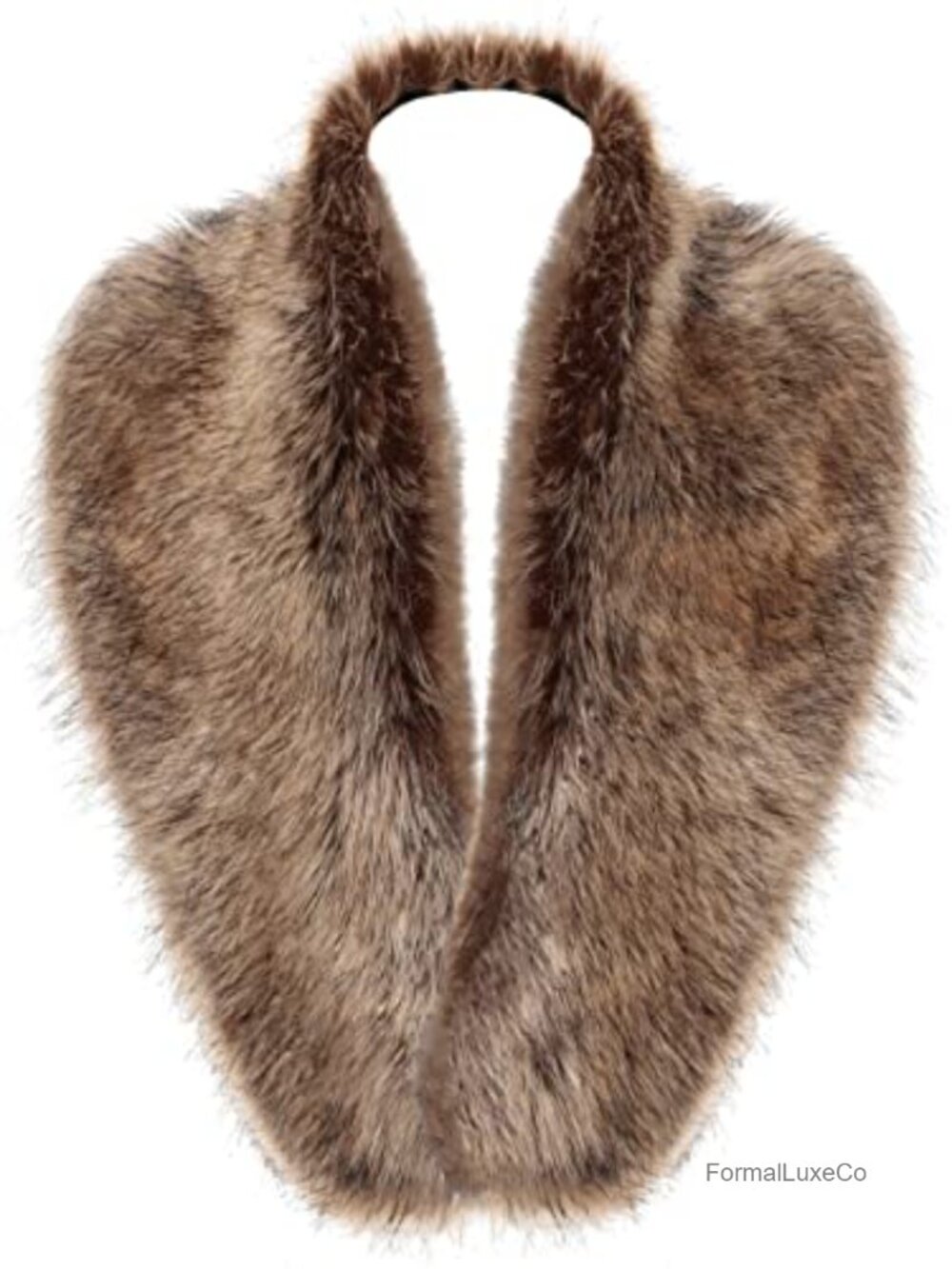 Faux Fur Collar Scarf Wrap Winter Neck Warmer